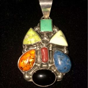 Robert Kelly Native American Sterling Pendant